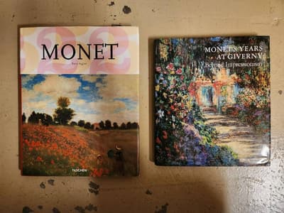 Libros Michel Angelo, Monet y Monet: Years At Giverny, juego de 3 NUEVOS