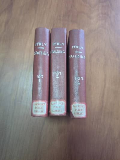 ITALIA Y LAS ISLAS ITALIANAS - 3 VOLÚMENES