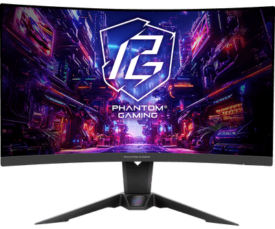 MONITOR PARA JUEGOS CURVO ASROCK PHANTOM 27″ 180HZ 2K IPS