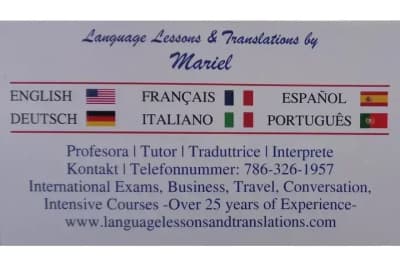Clases de Inglés, Francés. Italiano