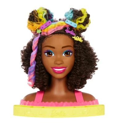 Cabeza de peinado de Barbie