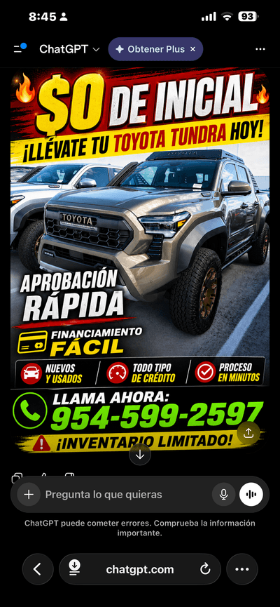 Carros financiados