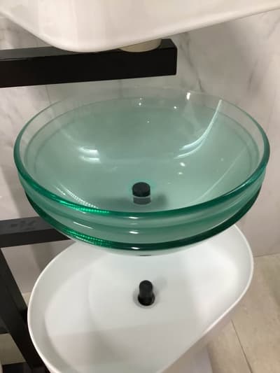 Lavabo de cristal para el cuarto de baño - DISPONIBLE EN TIENDA