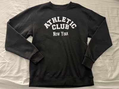 Sudadera Athletic Club New York Negra Talla M
