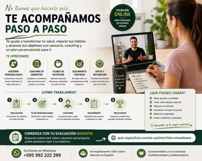 Coach de Bienestar Online en Español | Evaluación Gratis en Houston
