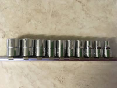 Juego de dados Snap-On SAE de 1/4”