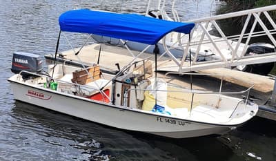 Boston Whaler Montauk de 17' con remolque